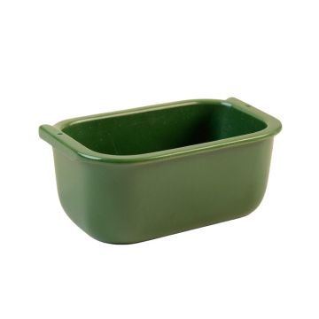Cliff Bluff Empty Railing Planter With Integral Brackets - Green