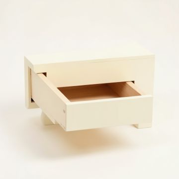 Bay Bend Under-Desk Drawer Unit - Cream (synthetic illustration; no displayed measurements)