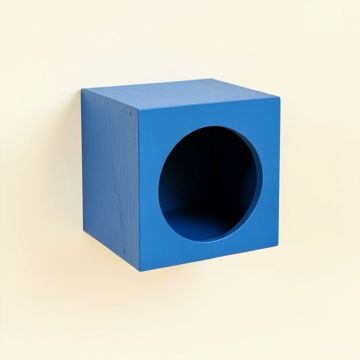Field Bridge Wall-Mounted Cat Perch - Blue (synthetic illustration; no displayed measurements)