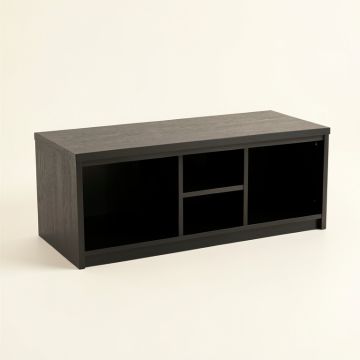 Moss Crossing Shoe Storage Bench - Black (synthetic illustration; no displayed measurements)