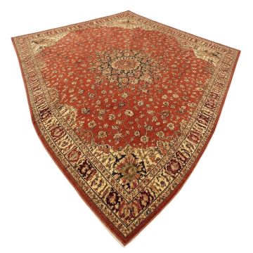 Oriental Hand-Knotted Plum Area Rug