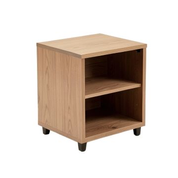 Kelly Floor Shelf End Table With Storage