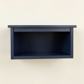 Olive Brook Wall-Mounted Shelf - Navy (synthetic illustration; no displayed measurements)