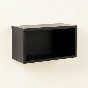 Heath Brook Wall-Mounted Shelf - Black (synthetic illustration; no displayed measurements)