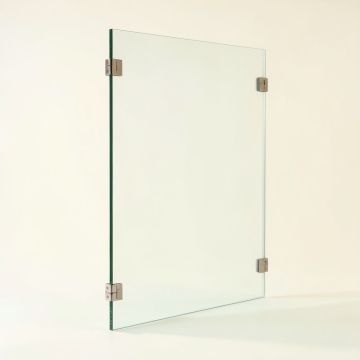 24 '' X 78 '' Frameless Fixed Glass Panel (synthetic illustration; no displayed measurements)