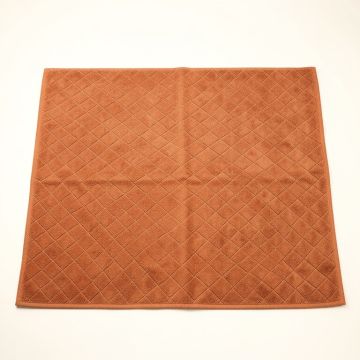 Meadow Bridge Bath Mat - Terracotta (synthetic illustration; no displayed measurements)