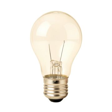60 Watt , A19 Incandescent Dimmable Light Bulb , 2200K E26/Medium ( Standard ) Base