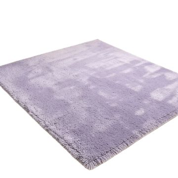 Shag Hand-Tufted Wool Lavender Area Rug