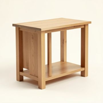 Garnes Kitchen Cart Solid Wood (synthetic illustration; no displayed measurements)