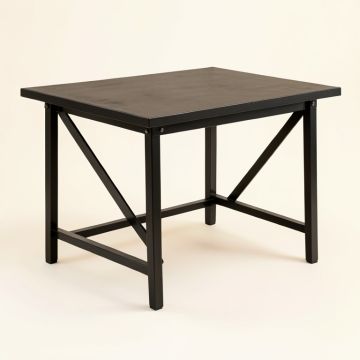 Alder Dale Empty Workshop Workbench - Black (synthetic illustration; no displayed measurements)