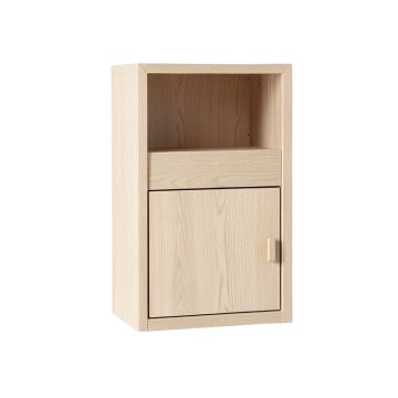 Flint Edge Wall-Mounted Entry Cabinet - Beige
