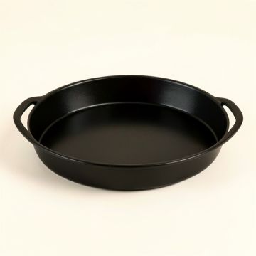 Oak Crossing Serving Tray - Black (synthetic illustration; no displayed measurements)