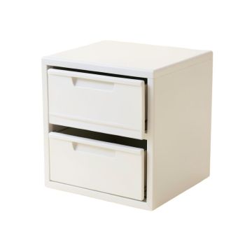Birch Dale Small-Parts Storage Drawer Cabinet - White