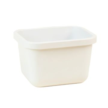 Stone Branch Empty Raised Planter - White