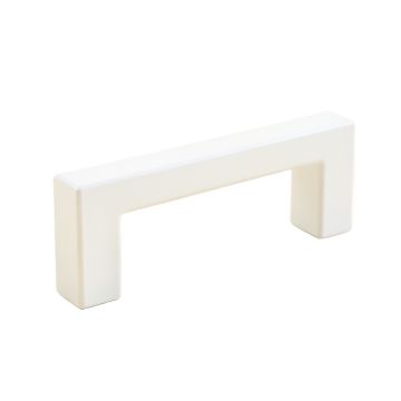 Pine Bend Cabinet Handle Without Packaging - White
