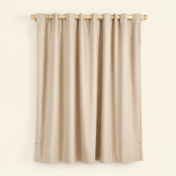 Whobrey Bamboo Slat Single Curtain Panel (synthetic illustration; no displayed measurements)