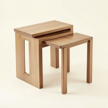 Philippos 2 Piece Frame Nesting Tables With Storage (synthetic illustration; no displayed measurements)