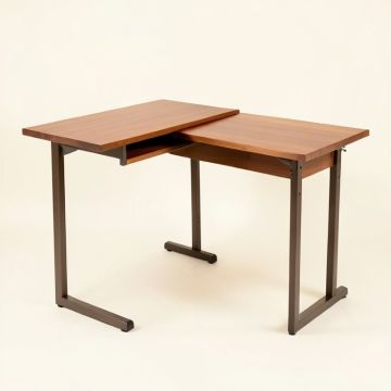 Aracelli L-Shaped Writing Desk With Hutch (synthetic illustration; no displayed measurements)