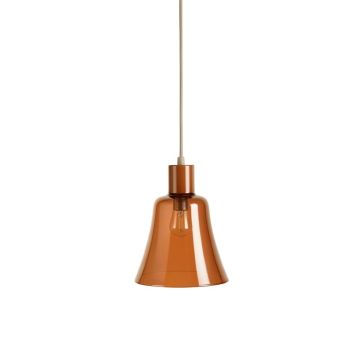 Birch Canyon Pendant Light Suspended From One Plain Cable - Terracotta