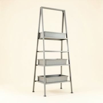 Oak Canyon Empty Vertical Garden Frame - Gray (synthetic illustration; no displayed measurements)