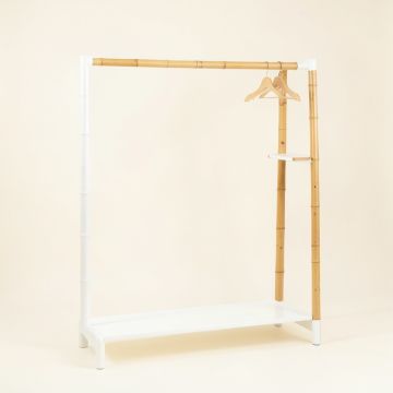 Flint Arc Empty Garment Rack (synthetic illustration; no displayed measurements)