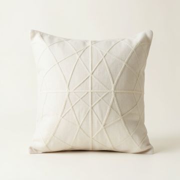Meadow Arc Filled Accent Pillow - Cream (synthetic illustration; no displayed measurements)