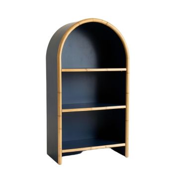 Olive Bridge Freestanding Bookcase - Navy (synthetic illustration; no displayed measurements)
