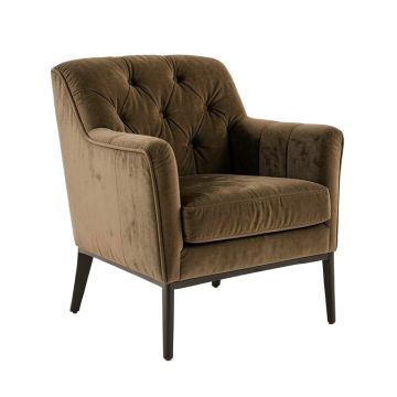 Fitchett 37 '' Wide Tufted Velvet Club Chair