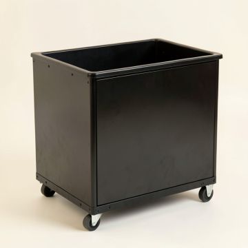 Olive Edge Empty Rolling Workshop Cart - Black (synthetic illustration; no displayed measurements)