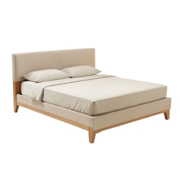 Sanctuary Solid Wood And Upholstered Standard Bed