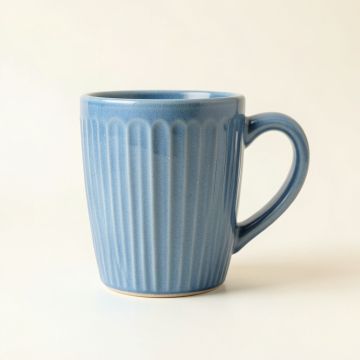 Clay Dale Ceramic Mug - Blue (synthetic illustration; no displayed measurements)