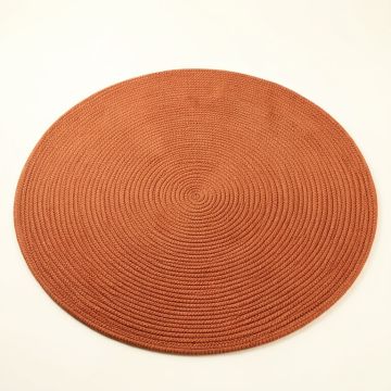 Hazel Brook Round Area Rug - Terracotta (synthetic illustration; no displayed measurements)