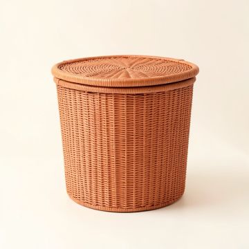 Birch Arc Laundry Hamper (synthetic illustration; no displayed measurements)