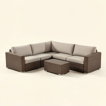 Calsbeck Outdoor 7 Piece Sofa Seating Group With Cushions (synthetic illustration; no displayed measurements)