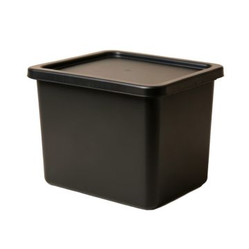 Oak Canyon Closed Outdoor Storage Box - Black