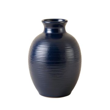 Alder Canyon Empty Decorative Vase - Navy