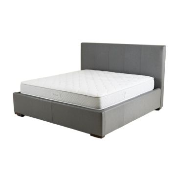 Morke High Riser Space Saver Upholstered Platform Bed With Mattress
