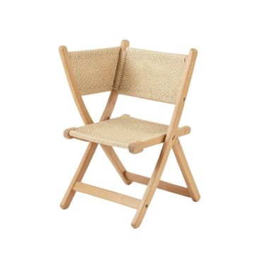 Summit Crest Folding Outdoor Chair - Beige