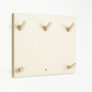 Heath Dell Empty Wall-Mounted Tool Organizer Panel - Cream (synthetic illustration; no displayed measurements)