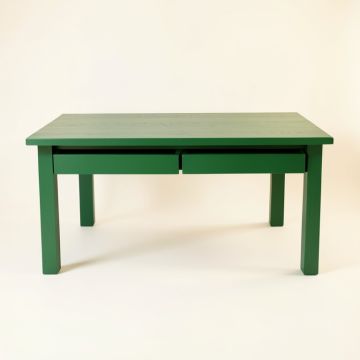 Linden Brook Empty Workshop Workbench - Green (synthetic illustration; no displayed measurements)