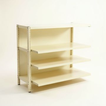 Hazel Field Desktop Shelving Unit - Ivory (synthetic illustration; no displayed measurements)