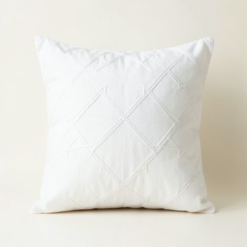 Glen Bend Filled Accent Pillow - White (synthetic illustration; no displayed measurements)