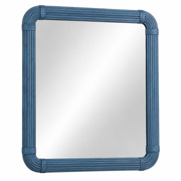 Dawn Canyon Framed Wall Mirror - Blue