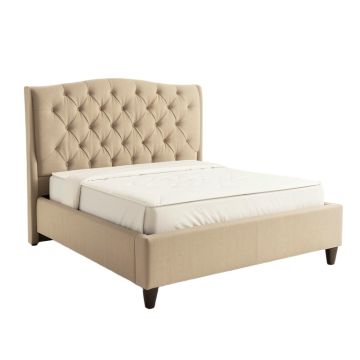 Aristil Queen Tufted Upholstered Standard Bed (synthetic illustration; no displayed measurements)