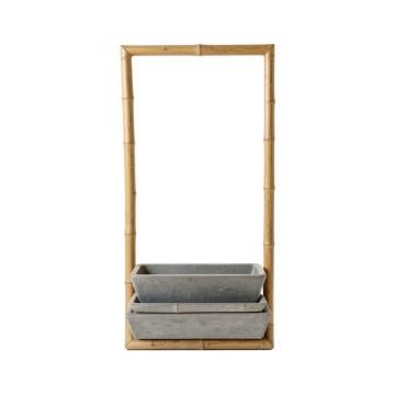 Alder Brook Empty Vertical Garden Frame - Gray