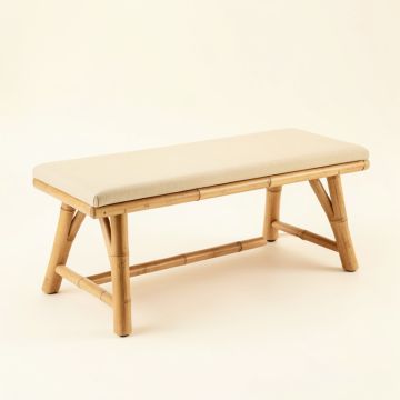Hazel Crest Indoor Bench - Beige (synthetic illustration; no displayed measurements)