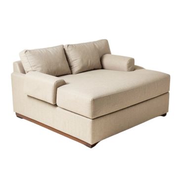 Pepperell 81 '' Linen Square Arm Sofa Bed
