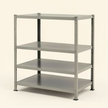 Cleveland 73 '' H X 36 '' W X 18 '' D 5-Tier Metal Storage Shelves (synthetic illustration; no displayed measurements)