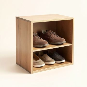 Chipboard 24 Pair Shoe Storage Cabinet (synthetic illustration; no displayed measurements)