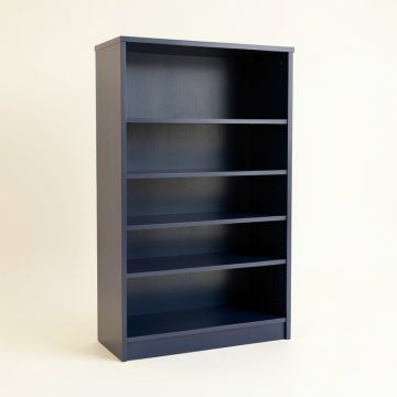 Oak Dale Freestanding Bookcase - Navy (synthetic illustration; no displayed measurements)
